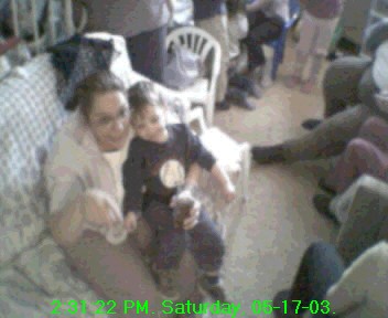 Grandma Vicky & tired Jordan